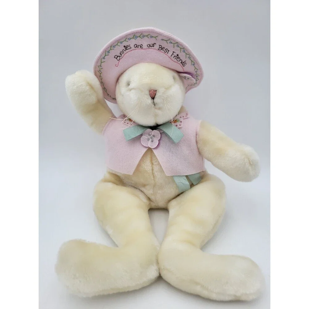 Hallmark Bunnies by The Bay Rabbit Plush 16” Rumpty Dumpty Hat Vest Best Friends